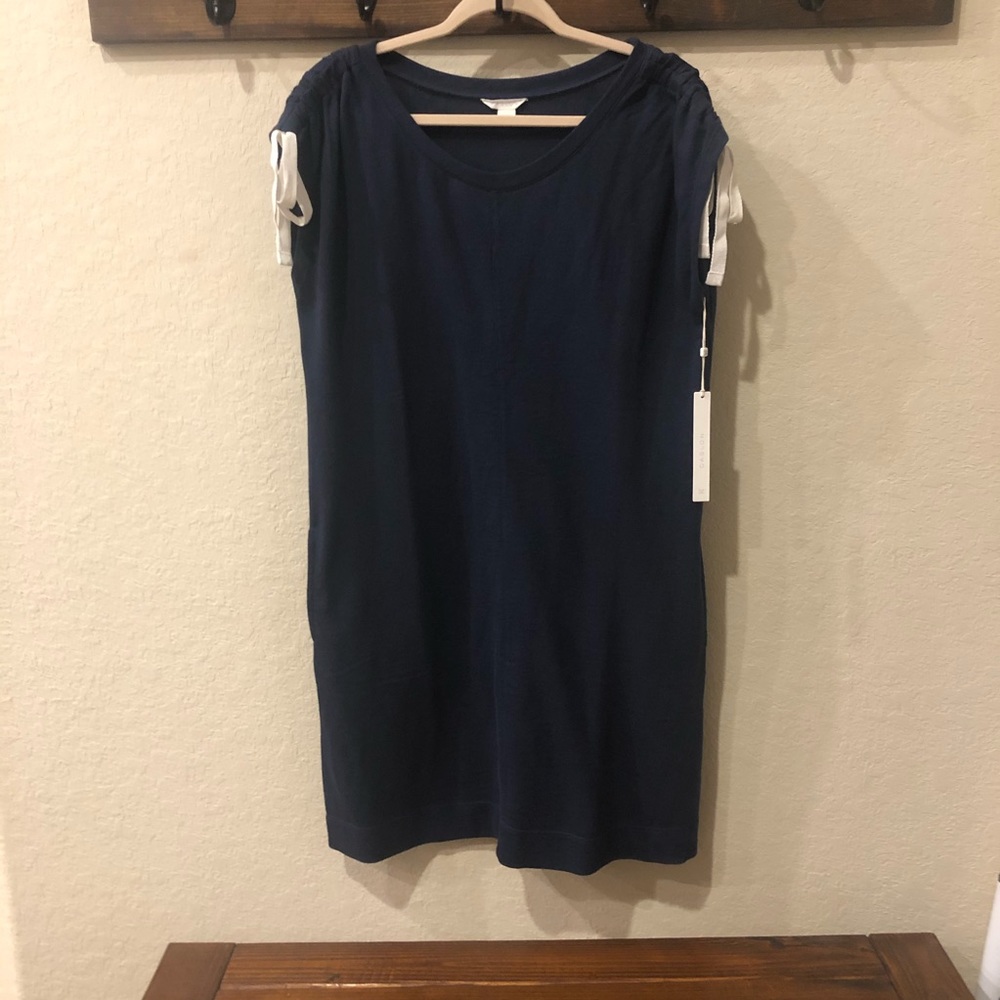 NWT- Caslon Tie Shift Dress with Pockets